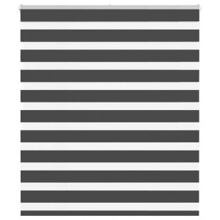 Triibuline ruloo must 135x150 cm kanga laius 130,9 cm polüester