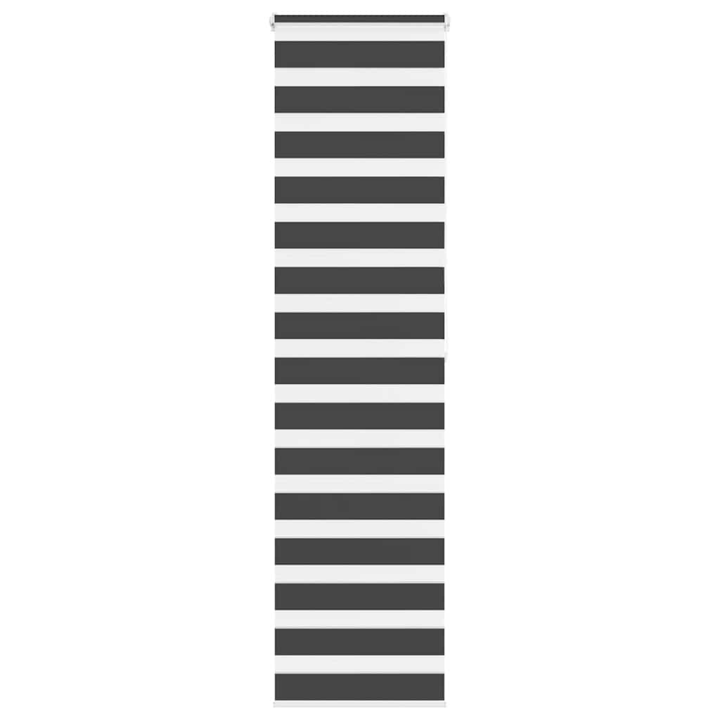 Triibuline ruloo must 55x200 cm kanga laius 50,9 cm polüester