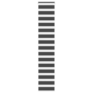 Полосатая рулонная штора черная 45x200 см, ширина ткани 40,9 см, полиэстер