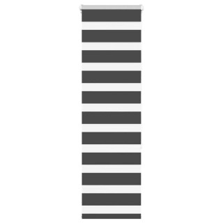 Triibuline ruloo must 45x150 cm kanga laius 40,9 cm polüester