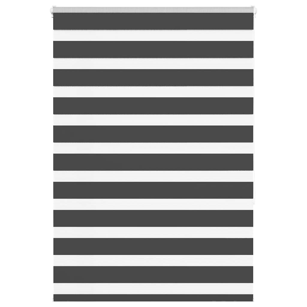 Triibuline ruloo must 110x150 cm kanga laius 105,9 cm polüester