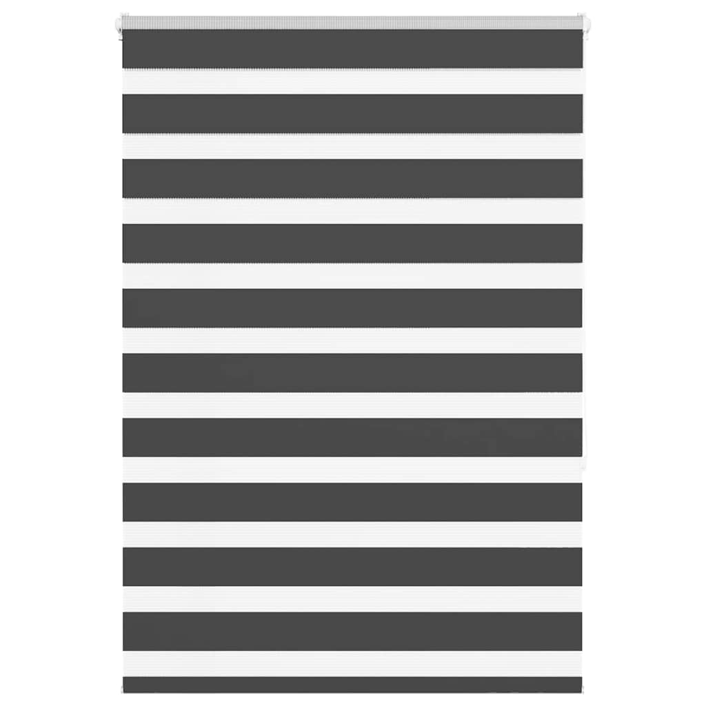 Triibuline ruloo must 95x150 cm kanga laius 90,9 cm polüester