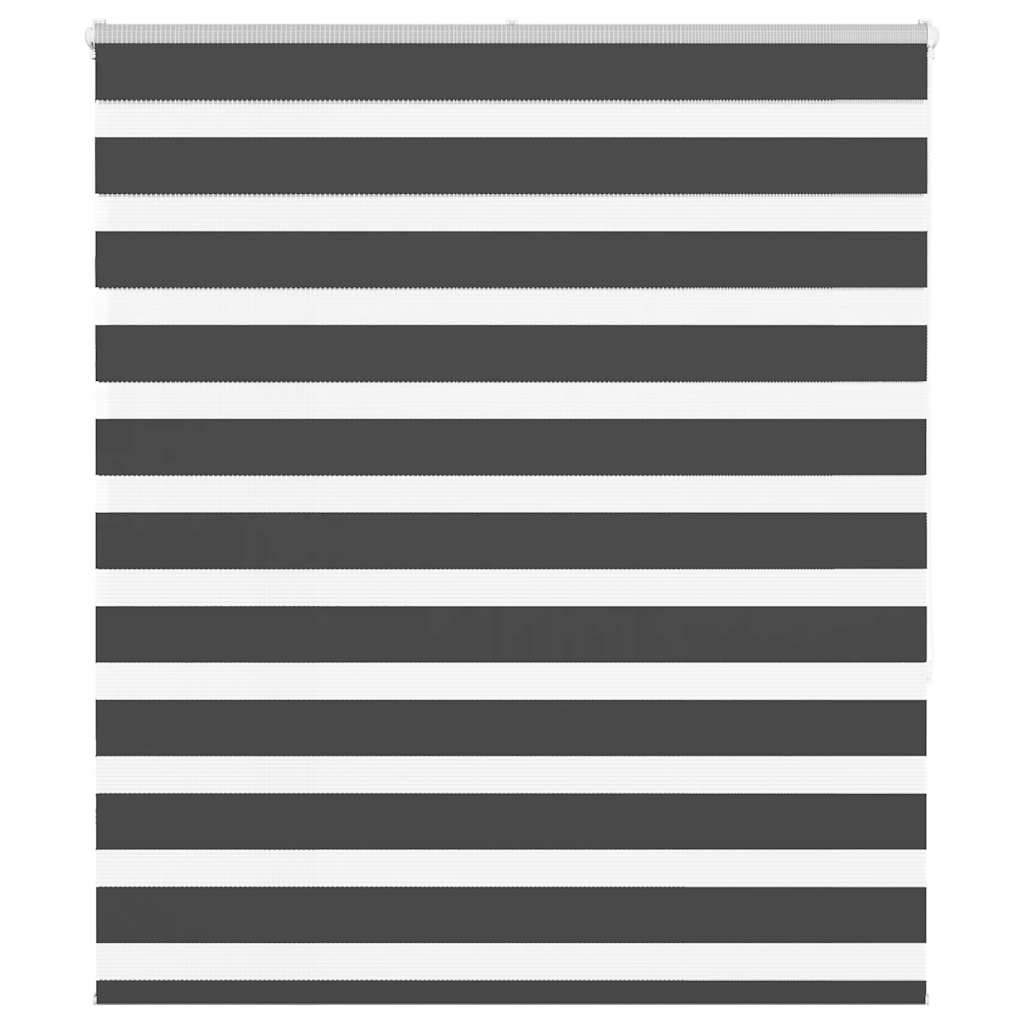 Triibuline ruloo must 120x150 cm kanga laius 115,9 cm polüester