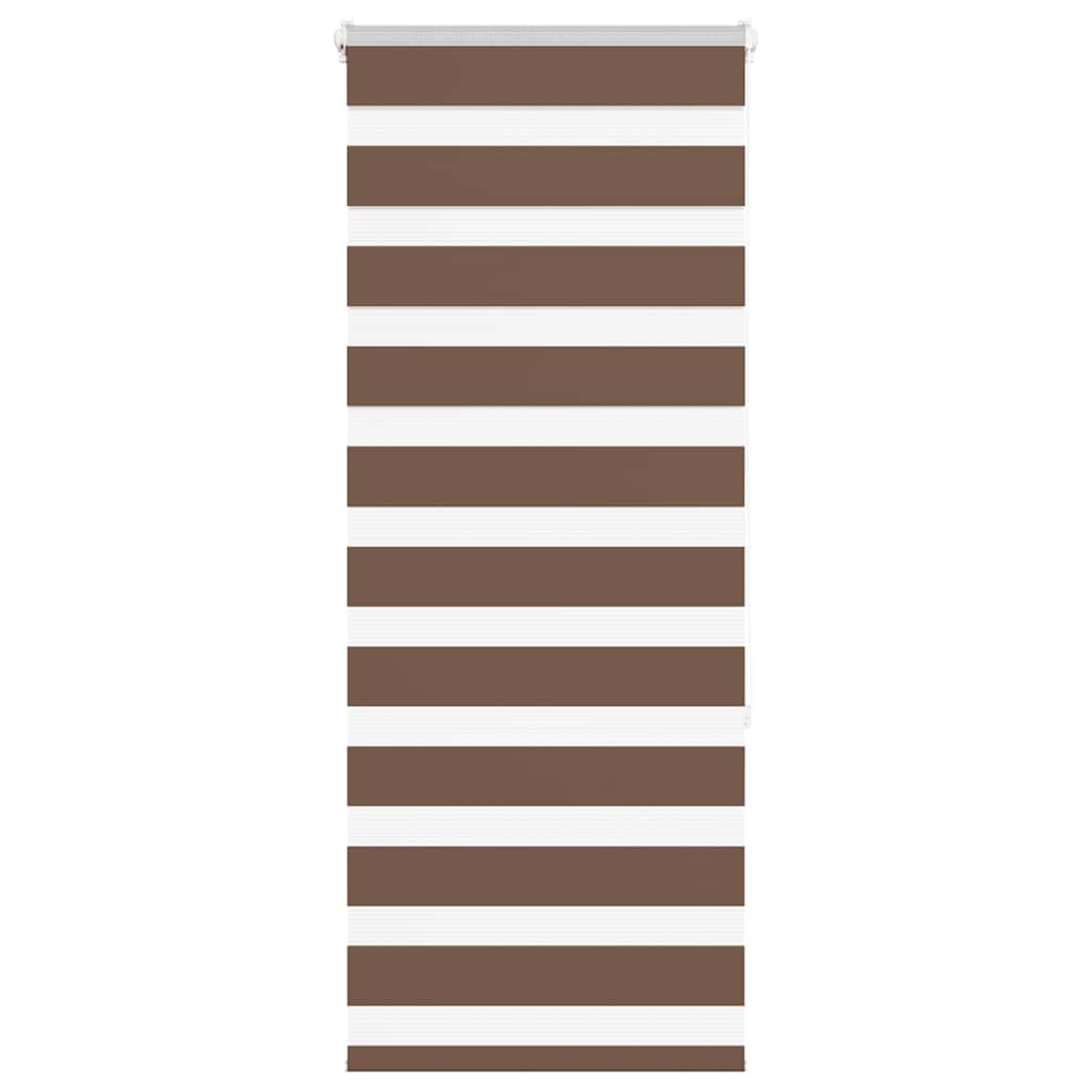 Triibuline ruloo pruun 60x150 cm kanga laius 55,9 cm polüester