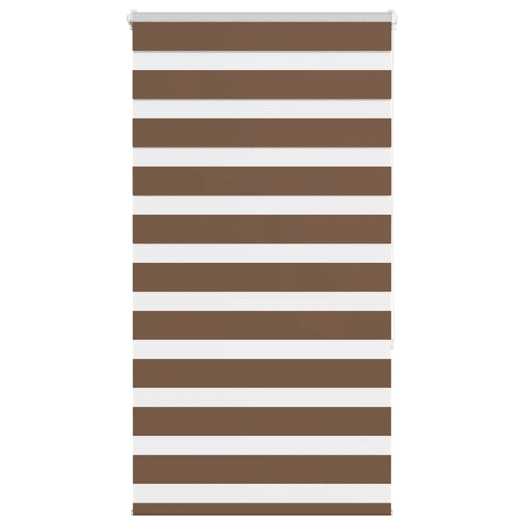 Triibuline ruloo pruun 85x150 cm kanga laius 80,9 cm polüester