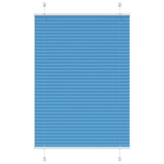 Плиссированная штора синяя 100x150 см, ширина ткани 99,4 см