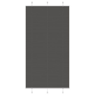 plisseeritud ruloo must 110x200 cm kanga laius 109,4 cm