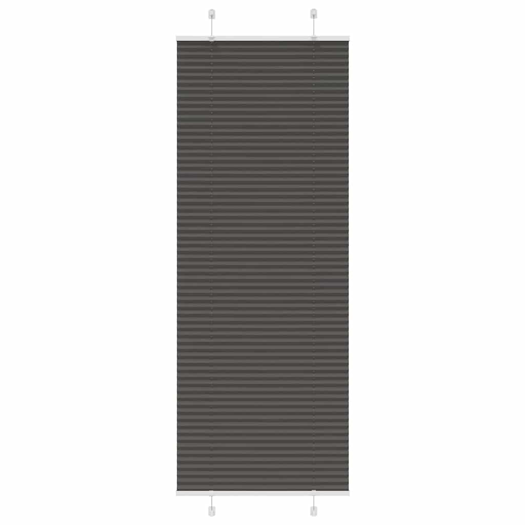 plisseeritud ruloo must 70x200 cm kanga laius 69,4 cm polüester