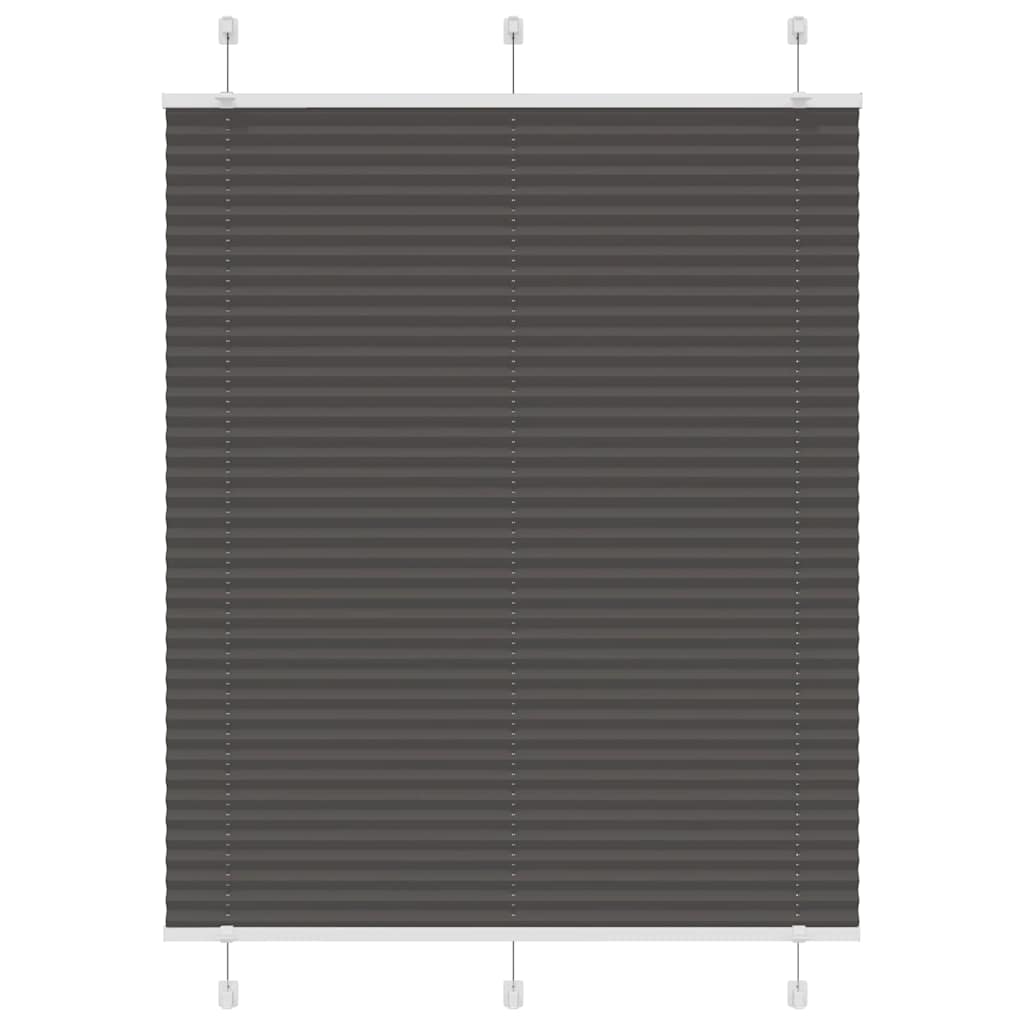 plisseeritud ruloo must 110x100 cm kanga laius 109,4 cm