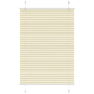 Плиссированная штора кремового цвета 95x150 см, ширина ткани 94,4 см, полиэстер