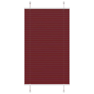 plisseeritud ruloo Bordeaux punane 75x150 cm Kanga laius