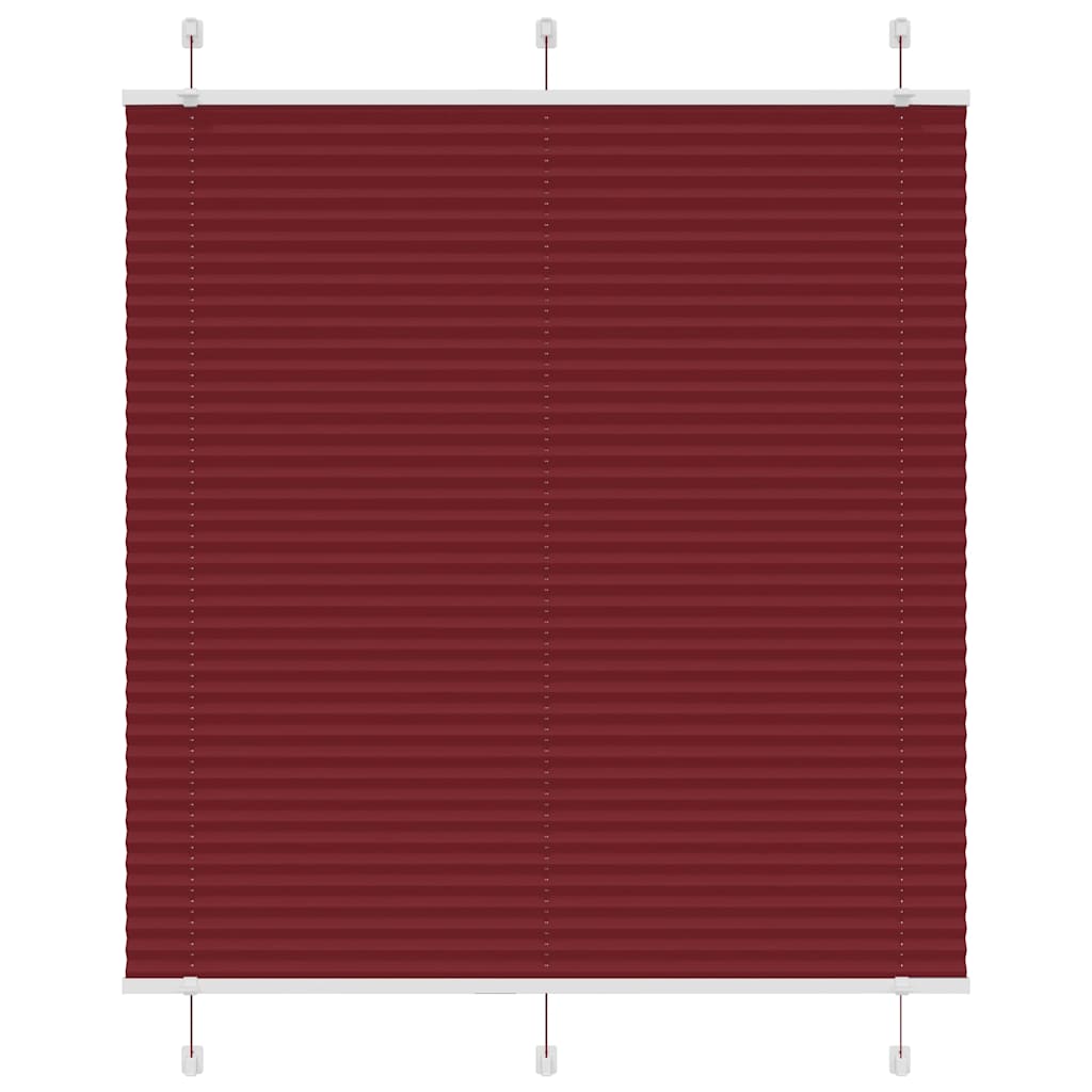 plisseeritud ruloo Bordeaux punane 115x150 cm Kanga laius