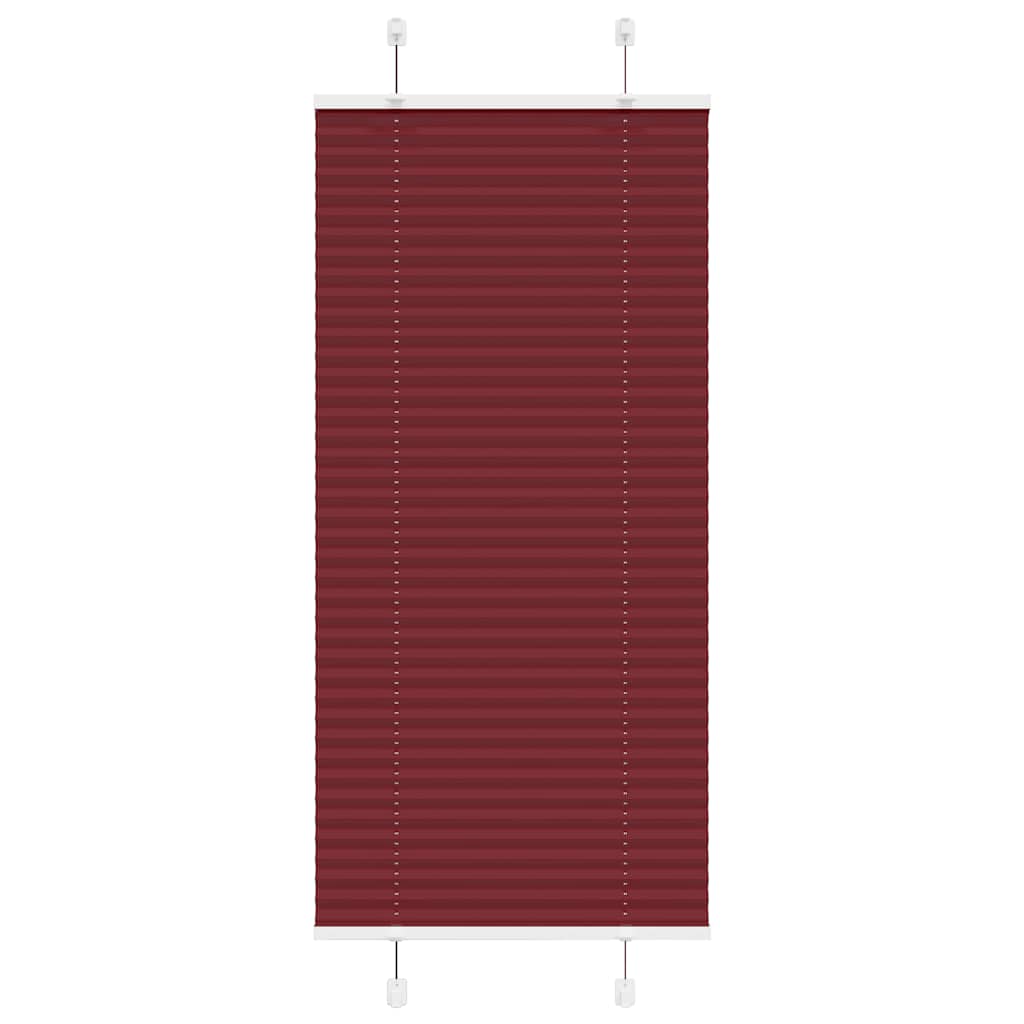 plisseeritud ruloo Bordeaux punane 60x150 cm Kanga laius