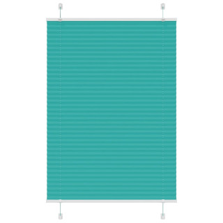 Плиссированная штора бензиново-зеленая 100x150 см ширина ткани