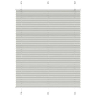 Плиссированная рулонная штора светло-серая 110x150 см, ширина ткани 109,4 см