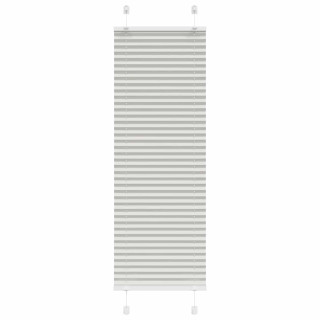 Плиссированная рулонная штора светло-серая 40x150 см, ширина ткани 39,4 см