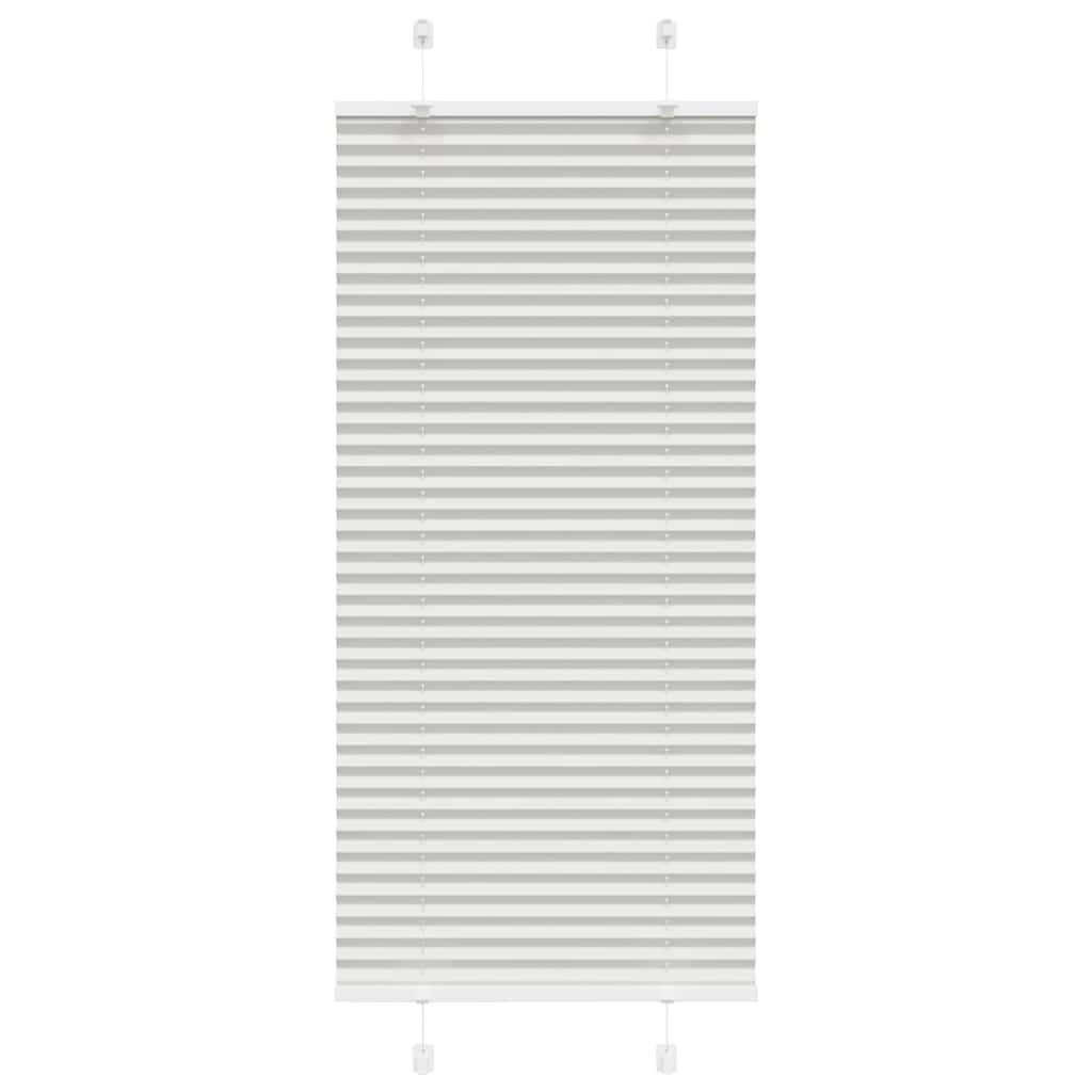 plisseeritud ruloo helehall 55x150 cm kanga laius 54,4 cm