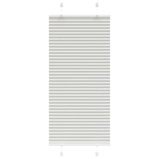 Плиссированная штора светло-серая 55x150 см, ширина ткани 54,4 см