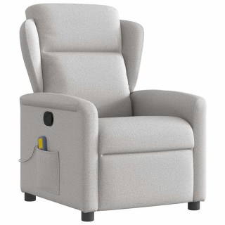 Massage Recliner Tool Cloud Grey Fabric
