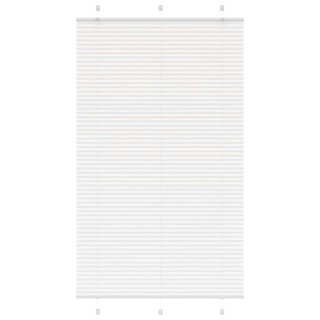 Плиссированная штора белая 120x200 см, ширина ткани 119,4 см