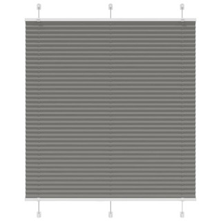 Плиссированная штора, антрацит, 120x150 см, ширина ткани 119,4 см