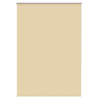 Рулонная штора, бежевая, затемняющая, 110x150 см, ширина ткани 105,7 см, полиэстер