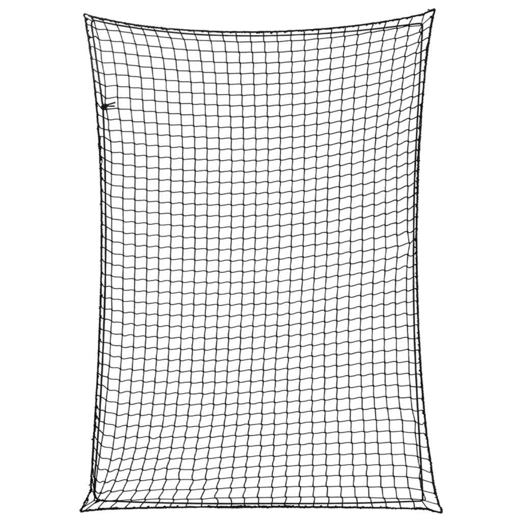 сетка для прицепа с эластичным шнуром черная 3,5x2,5 м ПП