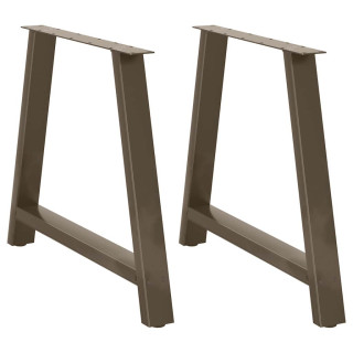 söögilaua jalad A-kujulised 2 tk 100 x (72-73) cm terasest