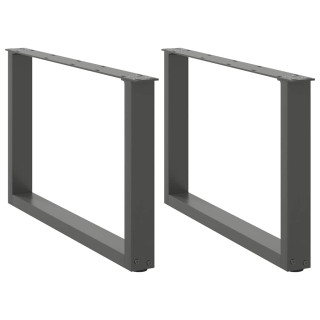 kohvilaua jalad U-kujulised 2 tk, antratsiithall, 60 x (42-43) cm, teras