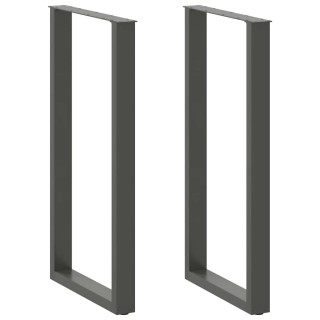 kohvilaua jalad U-kujuline 2 tk antratsiit 60x(110-111)cm teras