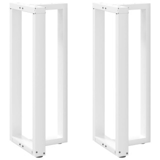 baarilaua jalad T-kujulised 2 tk, valged, 40 x 35 x (100-101) cm, teras