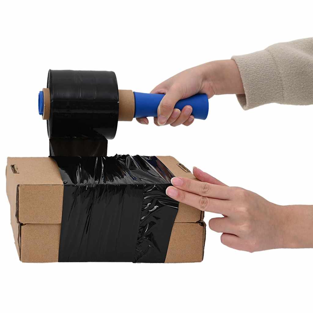 Стретч-пленка 50 шт. черная 23 мкм 10 см x 150 м