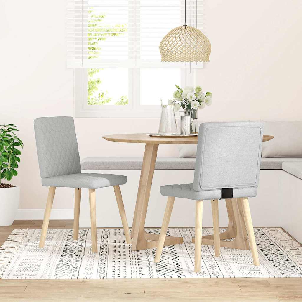 söögitoolid 2 tk, pilvehall, kangas