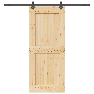 liuguks tarvikutega, 95 x 210 cm, männipuit