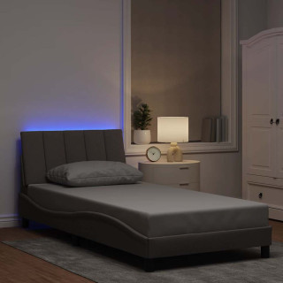 Каркас кровати без матраса Ткань Taupe 100x200 см