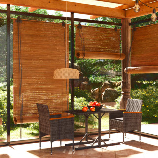 Комплект садовой мебели из 3 предметов, серый