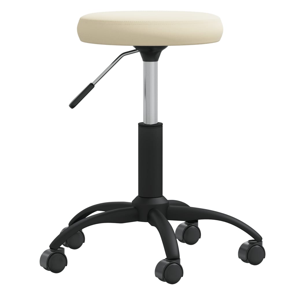 Massage Stool Velvet Cream