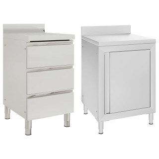 kommertsköögi kapid 2 tk, roostevaba teras