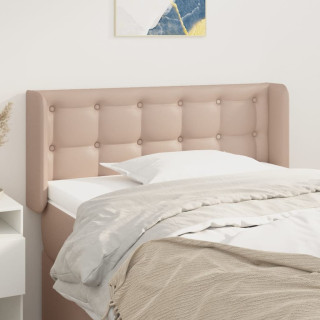 voodipeats servadega, cappuccino, 103x16x78/88 cm, kunstnahk