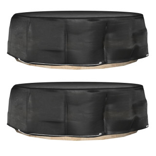 aiamööbli kate, 2 tk, 10 aasaga, Ø236x67 cm, ümmargune