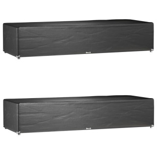 Чехлы для шезлонгов, 2 шт., с 12 петлями, 205x75x40 см, полиэтилен