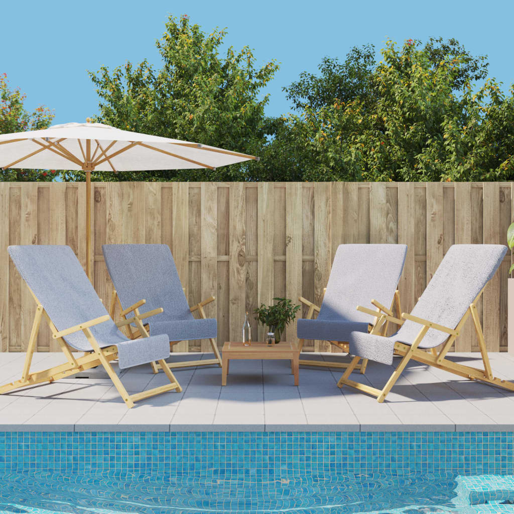 rannarätikud 4 tk, hall, 60 x 135 cm, kangas, 400 GSM