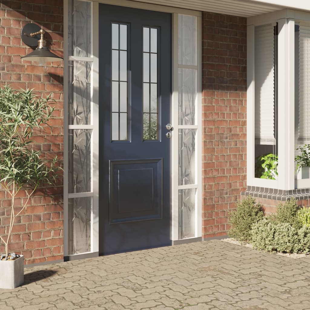 aknakiled 2 tk, jäätunud bambusemuster, PVC