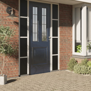 aknakiled 4 tk, jäätunud tähemuster, PVC