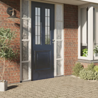 Пленки на окна 2 шт., матовый бамбуковый узор, ПВХ