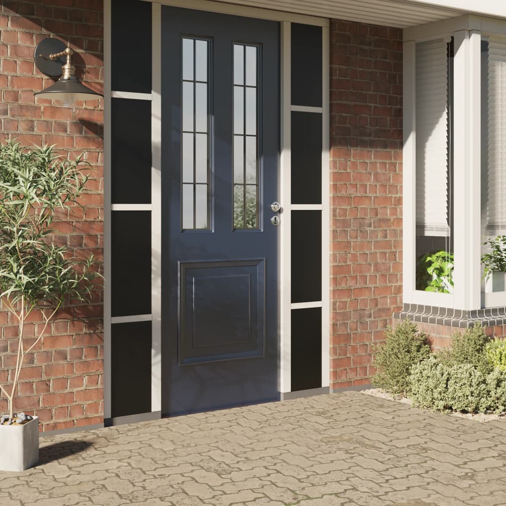 aknakiled 5 tk, jäätunud, must, PVC