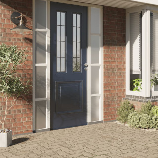 aknakiled, jäätunud, valge, PVC