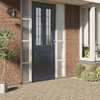 aknakiled, jäätunud, läbipaistev hall, PVC