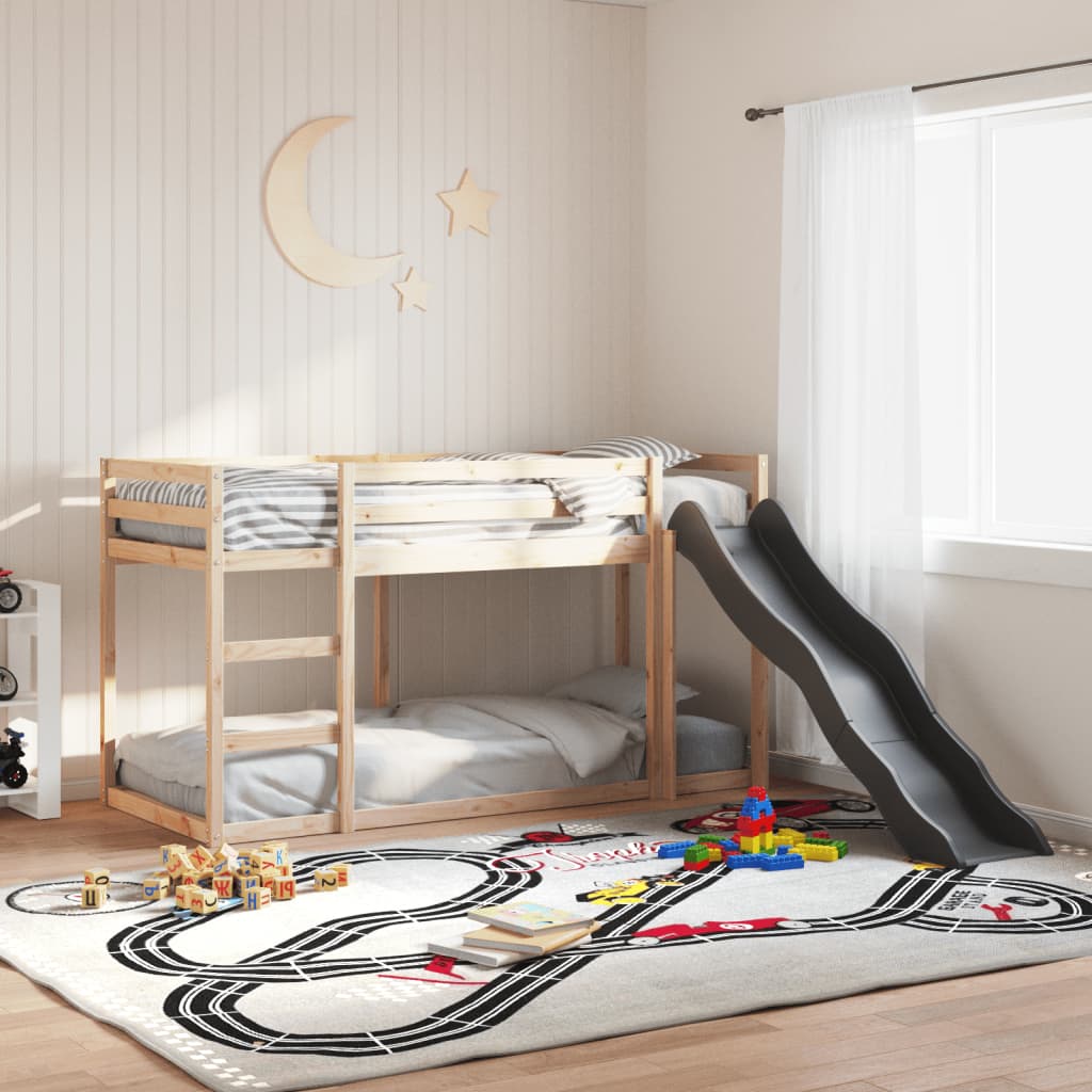 narivoodi liumäe ja redeliga, 80 x 200 cm, männipuit