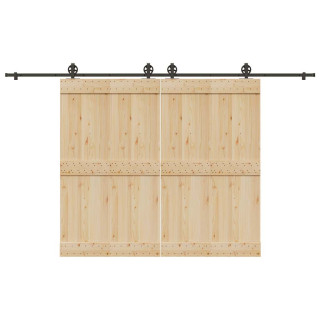 liugukse tarvikute komplekt 366 cm terasest, must